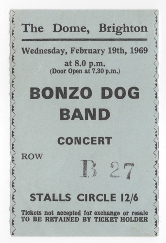 Bonzo dog band 69 - band, 2/19/69