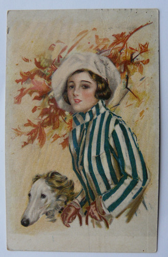 Vintage 1921 postcard harrison - postcard,